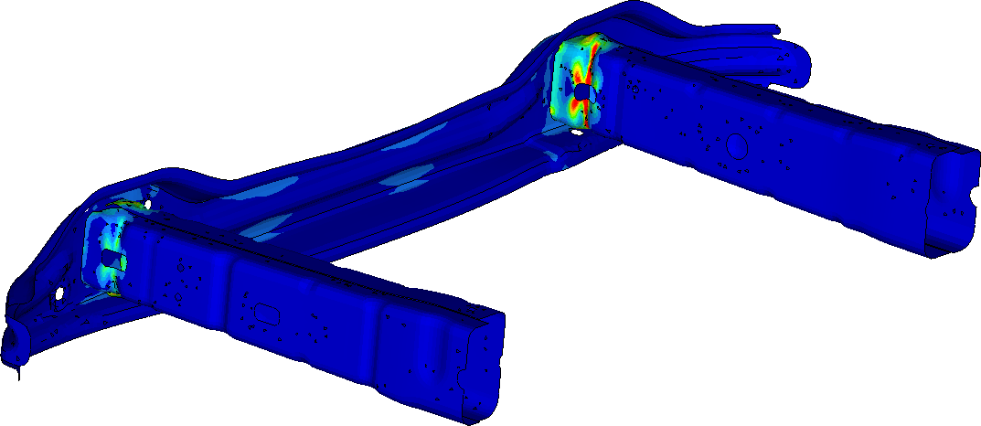 Truck frontal crash tube impact simulation featured image