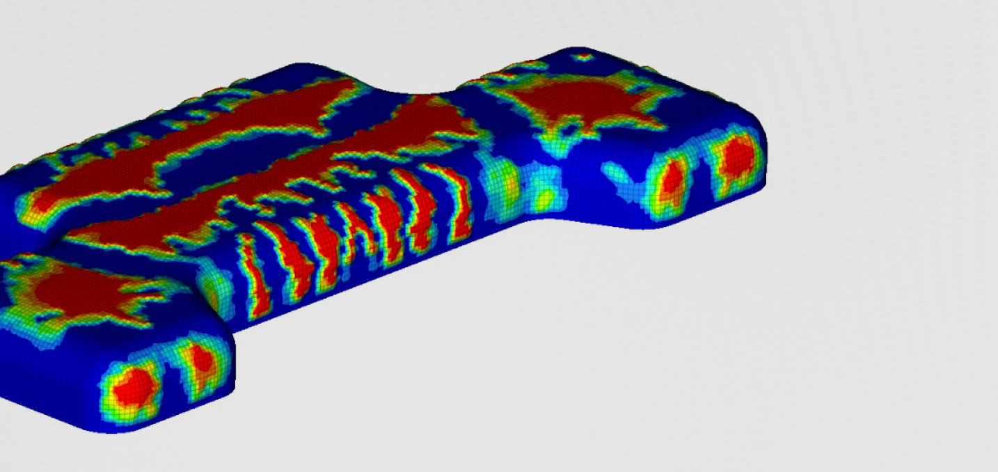 Bead optimization of the exhaust muffler