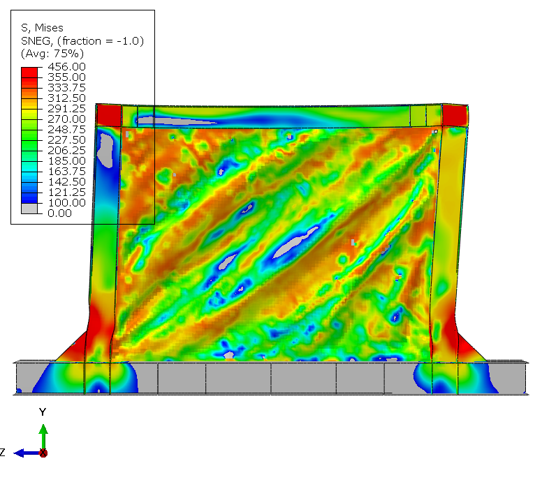 First fracture of Specimen A