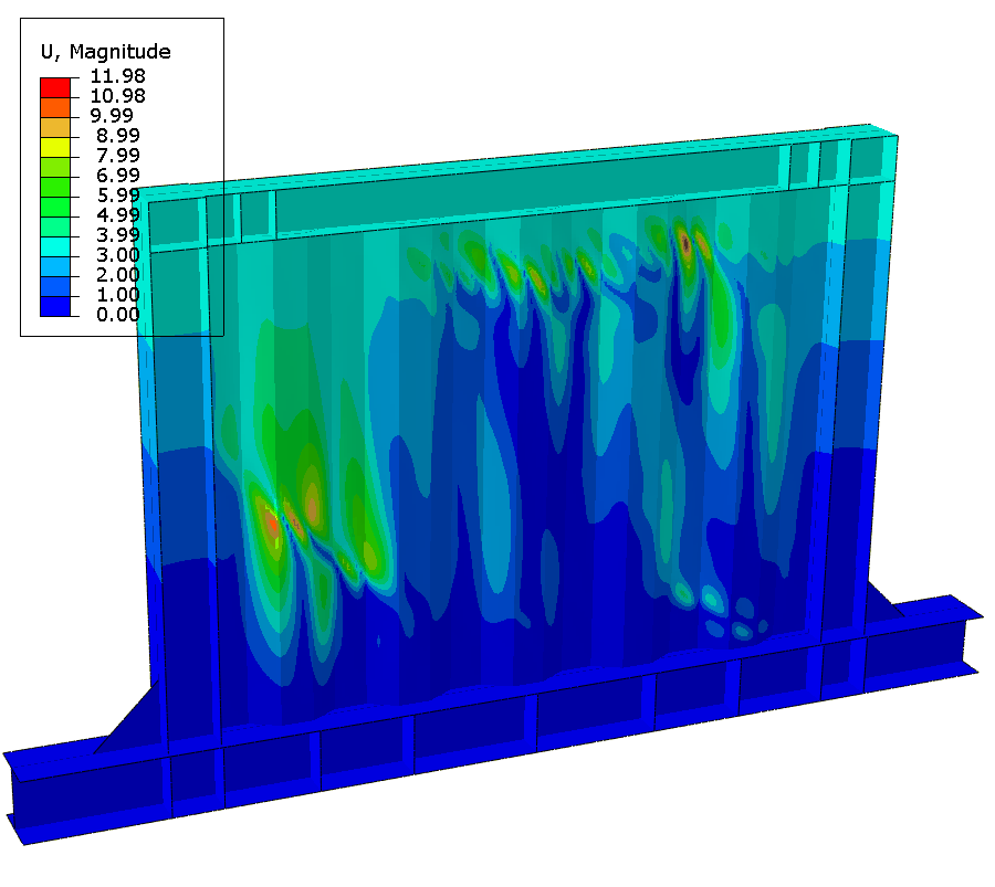 First buckling of Specimen A