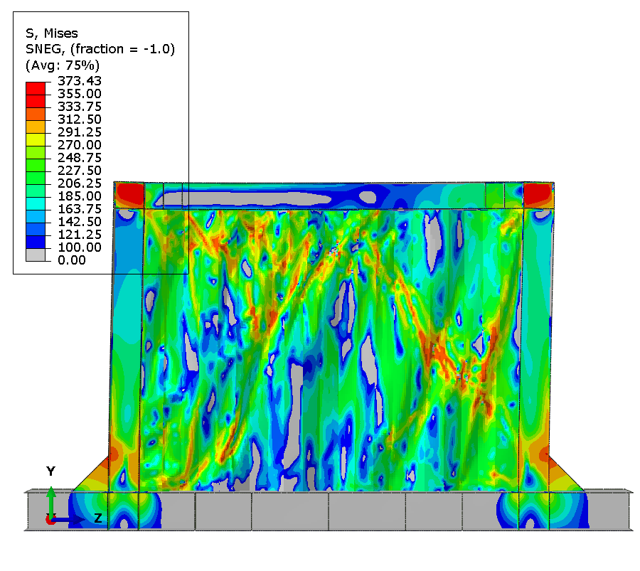First fracture of Specimen A