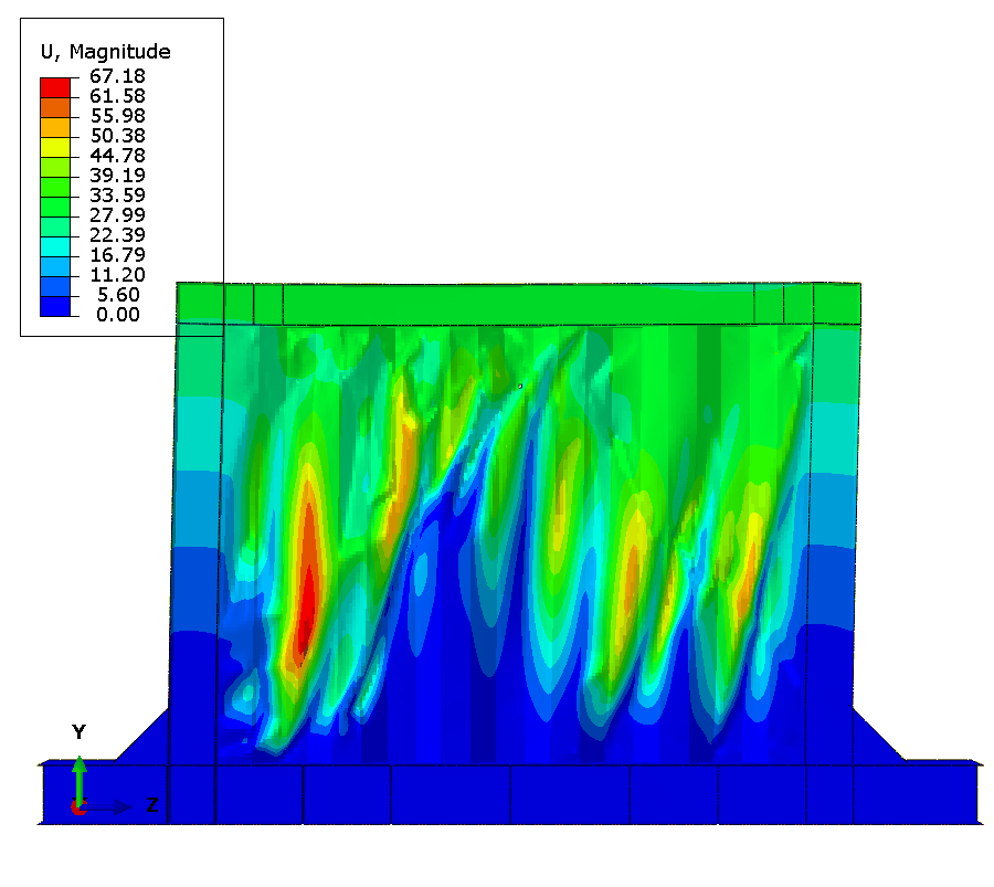 First buckling of Specimen A