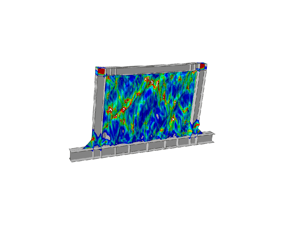 Corrugated Steel Shear Wall Failure Analysis